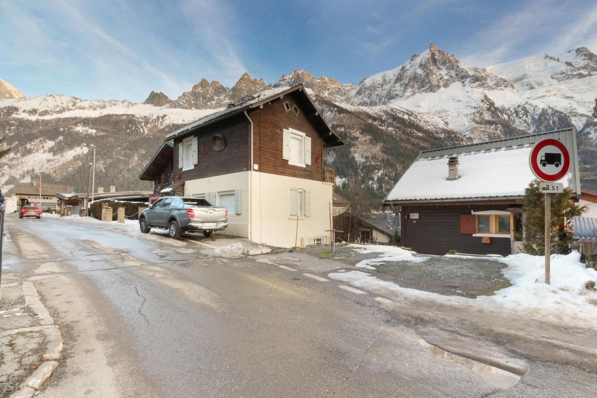 Апартаменти Les Alpins - Centre De Chamonix - Renove Avec Jardin Et Vue Imprenable Sur Le Montblanc Екстер'єр фото