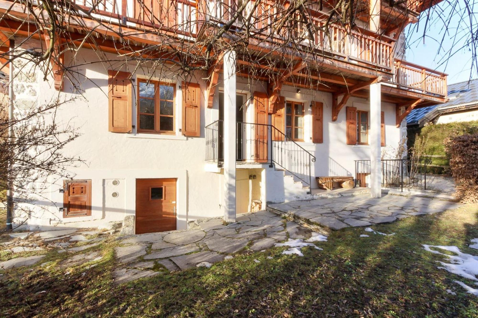 Апартаменти Les Alpins - Centre De Chamonix - Renove Avec Jardin Et Vue Imprenable Sur Le Montblanc Екстер'єр фото